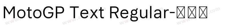 MotoGP Text Regular字体转换